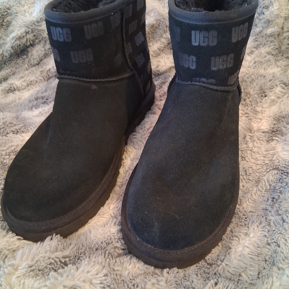 UGG Black Suede Boots
